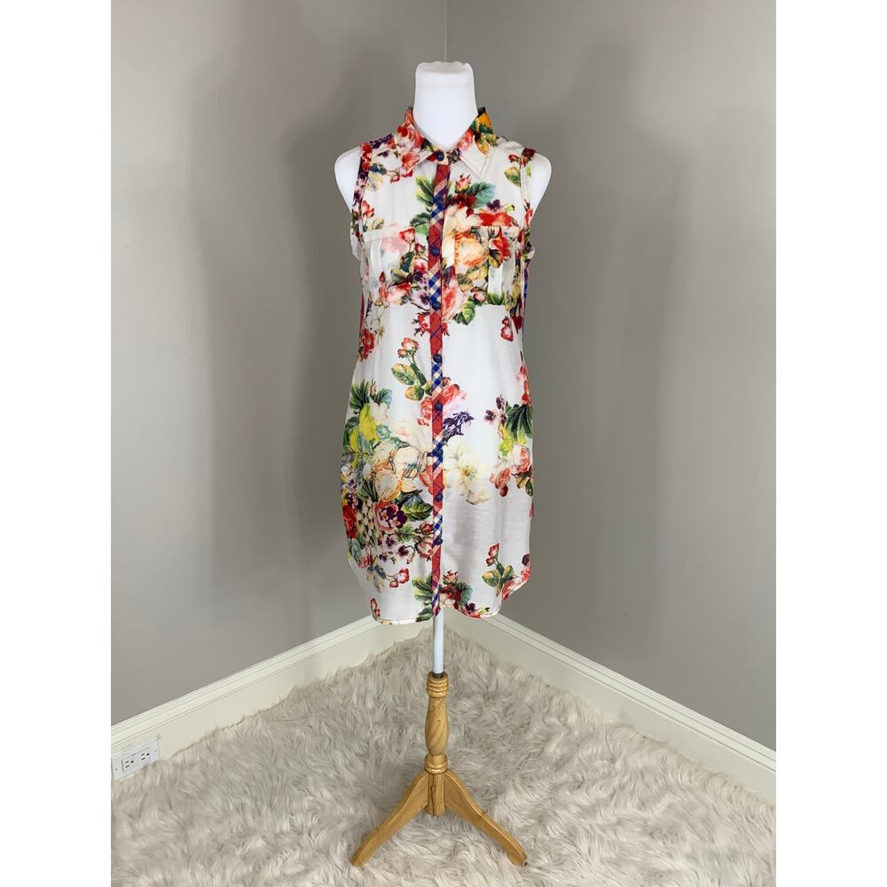 Anthro Patchwork Shabbychic Top Rusticluxury Gyps… - image 3